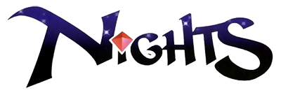 Nights into Dreams title screen for Sega Saturn